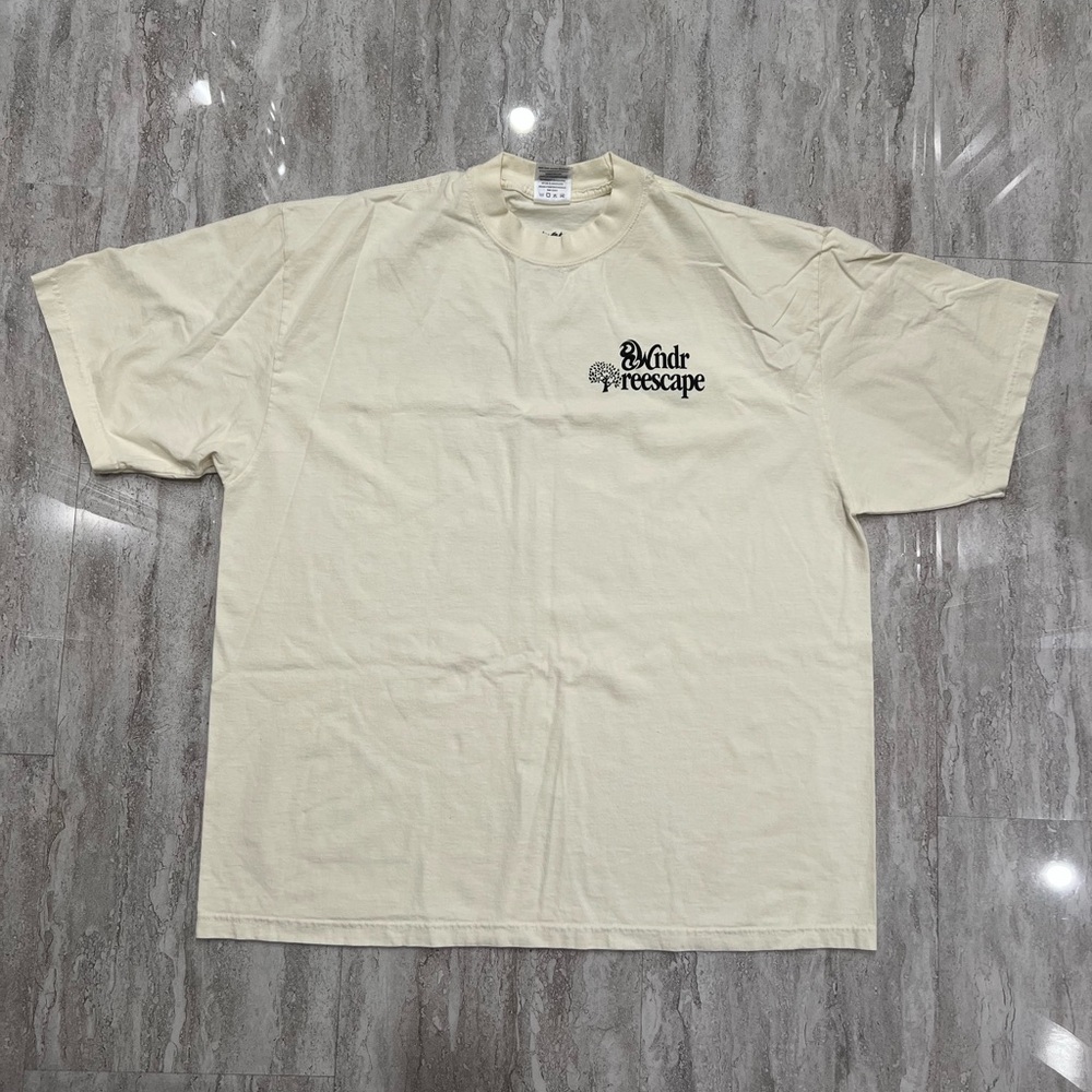 Beige Graphic Tee
